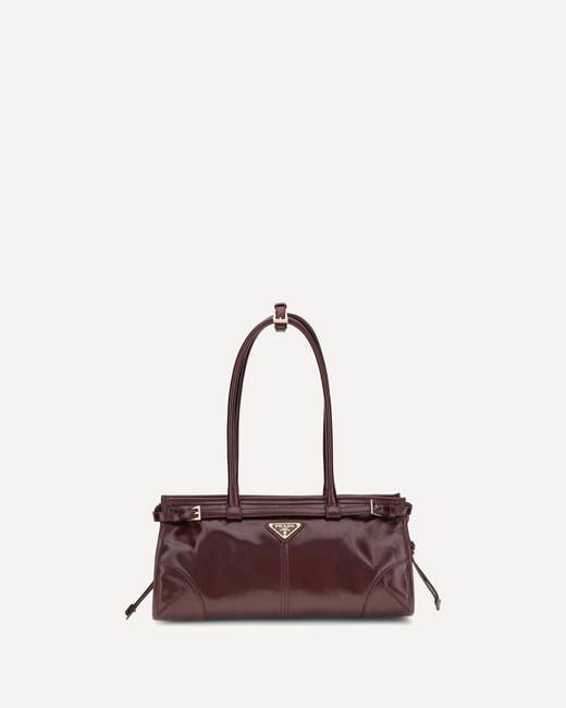 Borsa A Spalla di Prada in Purple