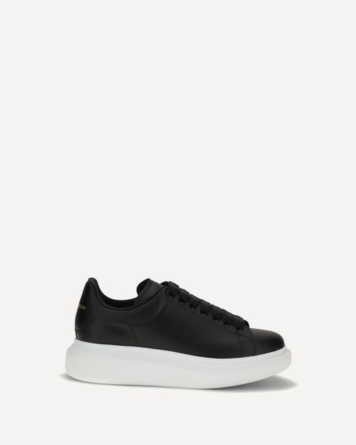 McQueen White Leather Sneakers