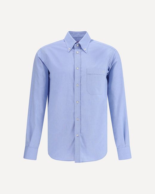 Valentino Blue Vlogo Shirt for men
