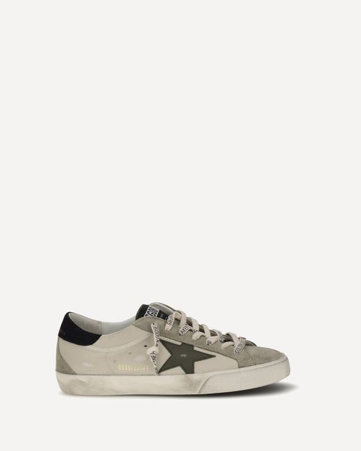 Golden Goose Deluxe Brand White Super Star Sneakers for men