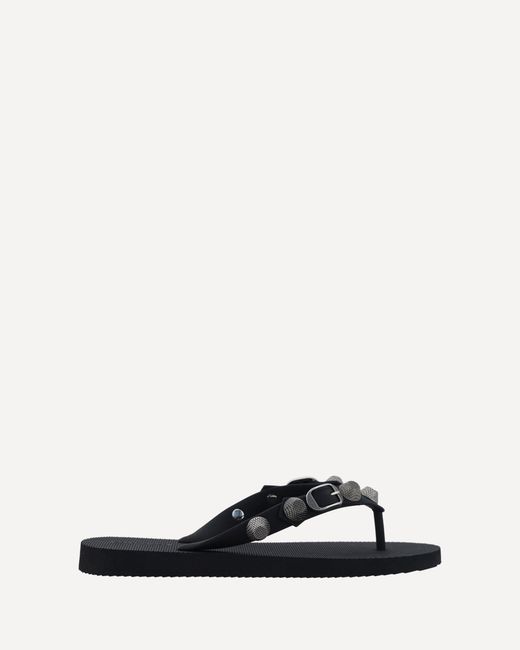 Balenciaga White Cagole Sandals