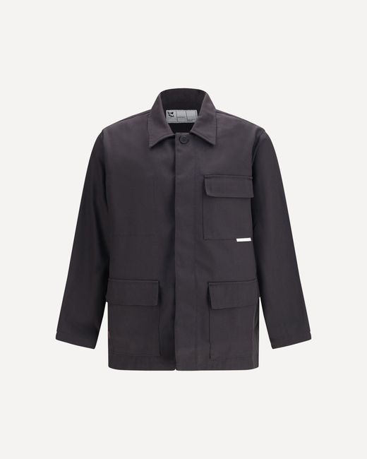 GR10K Blue Jacket With A Classic Collar for men