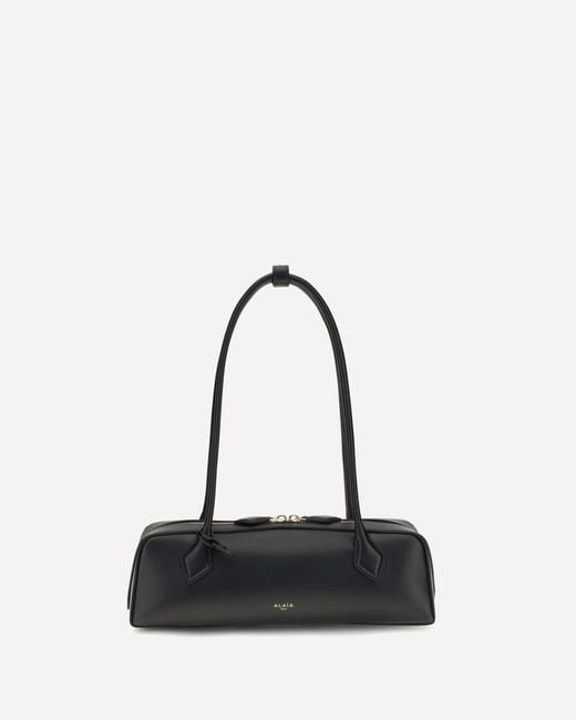 Alaïa White Small Le Teckel Shoulder Bag