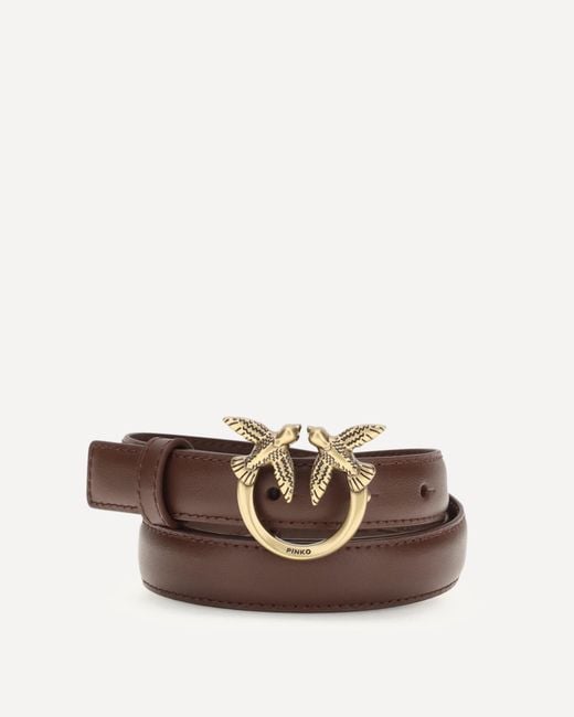 Pinko Brown Love Berry Belt