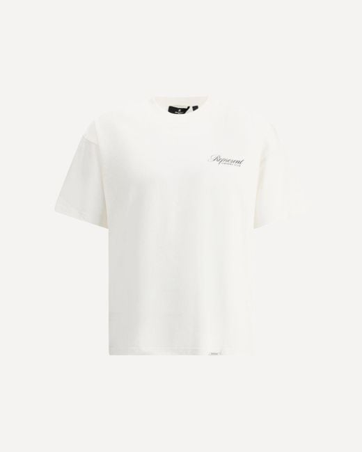 Represent White Cotton T-Shirt for men