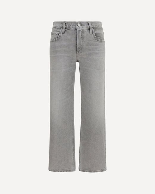 Citizens of Humanity Gray Vintage Straight-Leg Jeans