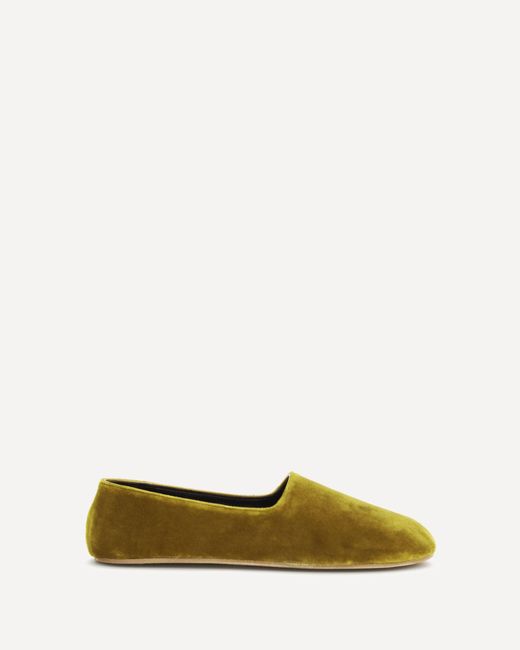 The Row Yellow Ponti Slip-On Loafers