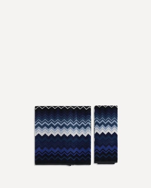 Missoni Blue Giacomo Towel Set