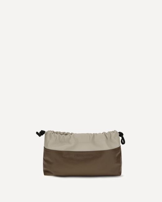 Pierre Hardy Brown Twin Clutch Bag