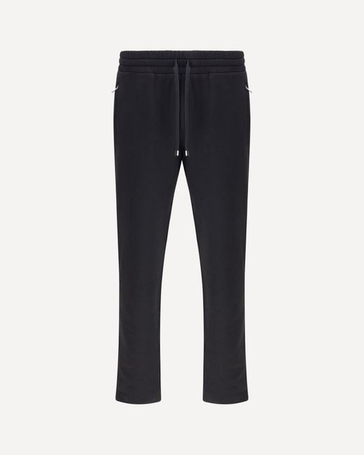 Dolce & Gabbana Blue Logoed Sweatpants for men