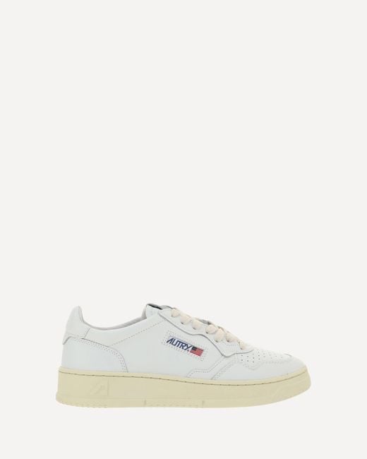 Autry White Leather Sneakers for men