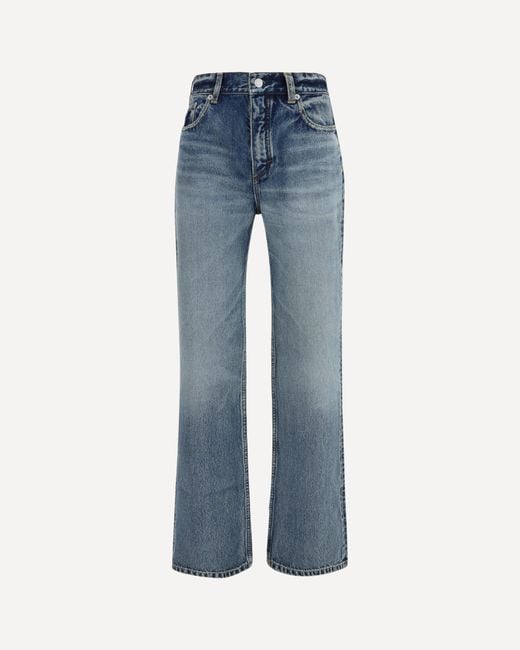Alaïa Blue Straight-Leg Denim Jeans
