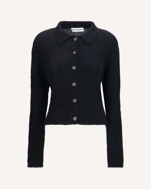 Our Legacy Blue Mazzy Polo Sweater