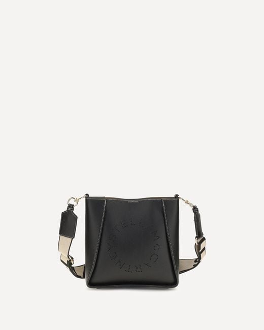 Stella McCartney Black Logo Shoulder Bag