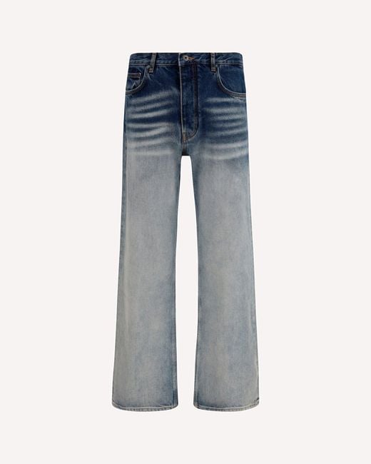 Off-White c/o Virgil Abloh Blue Half Arrow Jeans for men