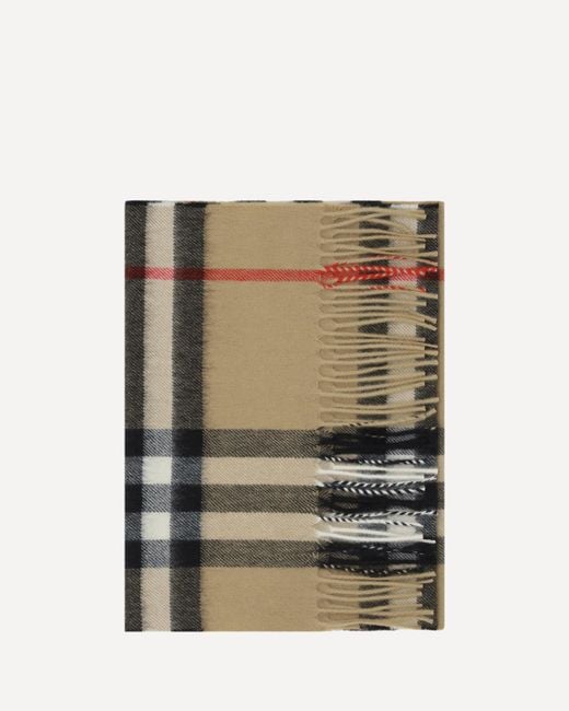Burberry Brown Cashmere Scarf