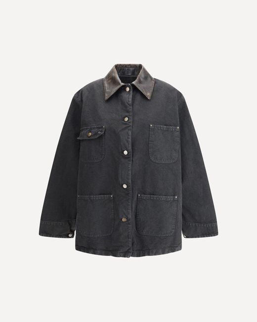 Prada Gray Canvas Work Jacket