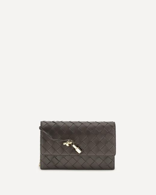 Bottega Veneta White Andiamo Pouch On Chain
