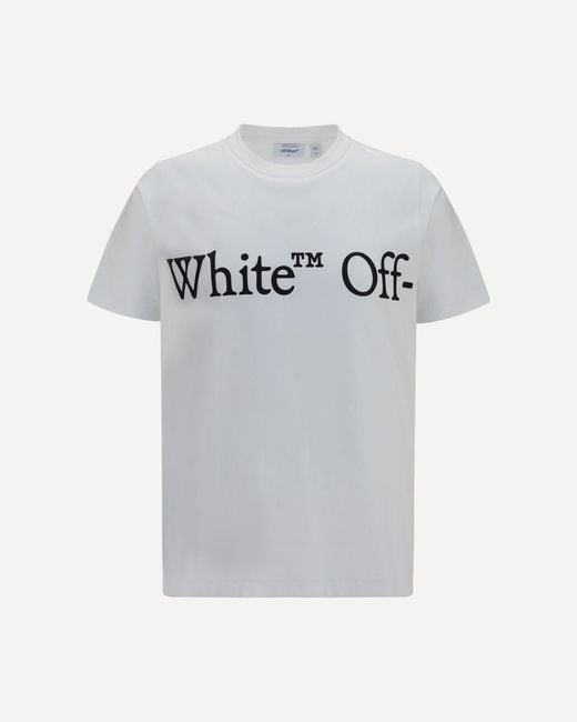 Off-White c/o Virgil Abloh Gray Bookish Scarf T-Shirt for men