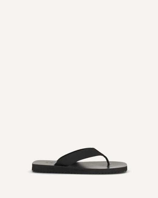 Senso Black Flip-Flop Sandals