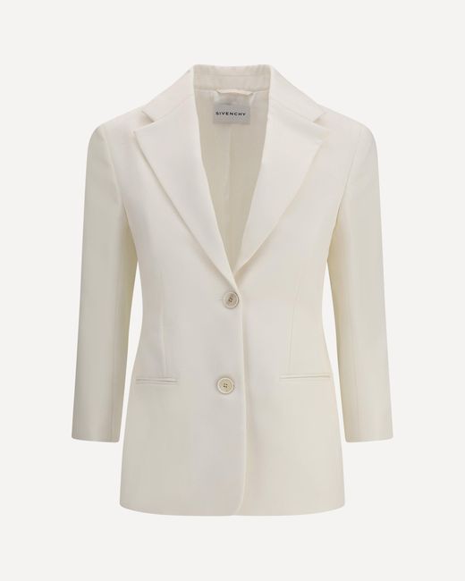 Blazer Monopetto di Givenchy in White