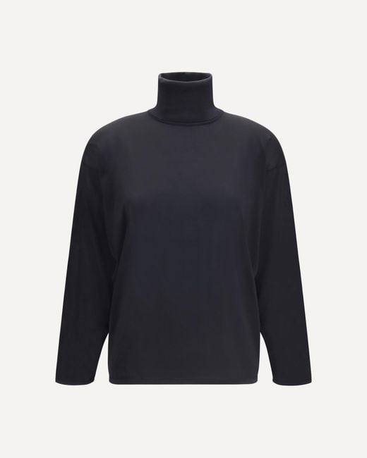 Gucci Blue Sweater Extra-Fine Silk