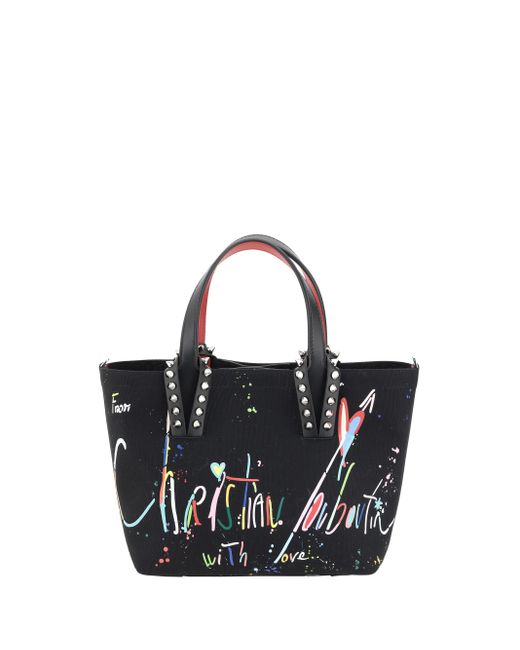 Borsa A Mano Cabata Mini di Christian Louboutin in Black