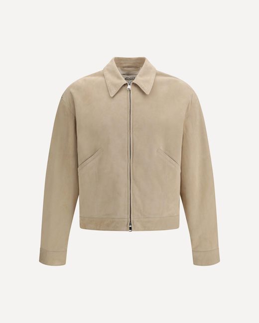 Valstar Natural Suede Bomber Jacket for men