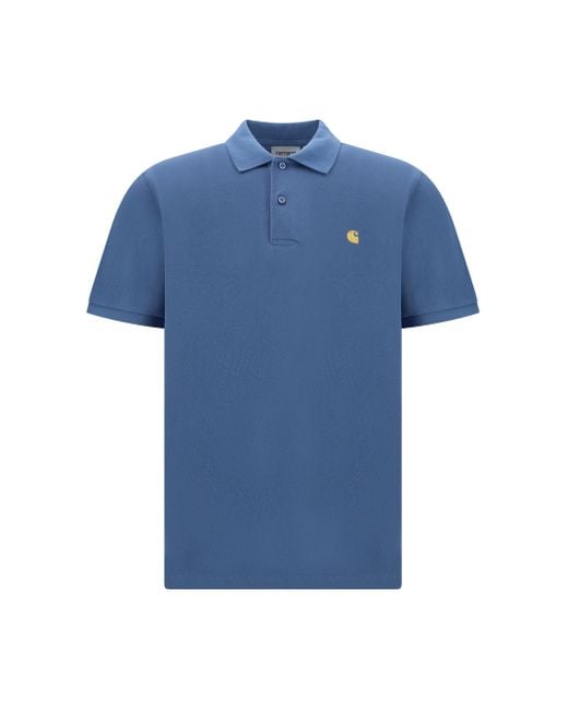Carhartt Blue Polo Shirt for men