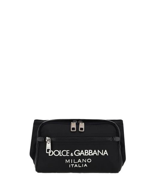 Dolce & Gabbana Black Fanny Pack for men