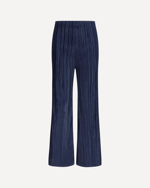 GONGDID DESIGN Blue Corduroy Palazzo Pants