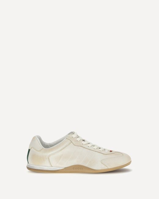 Gucci White Shift Sneakers