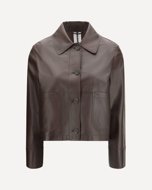 S.w.o.r.d 6.6.44 Brown Leather Jacket