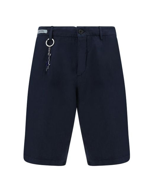 Paul & Shark Blue Bermuda Shorts for men
