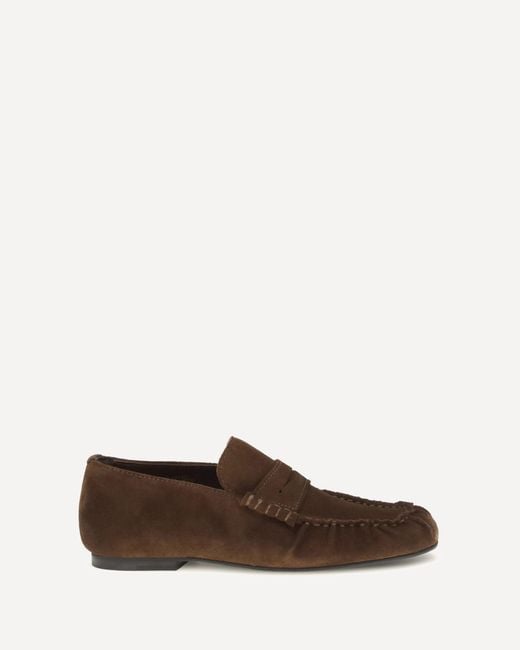 Alohas Brown Aven Suede Loafers