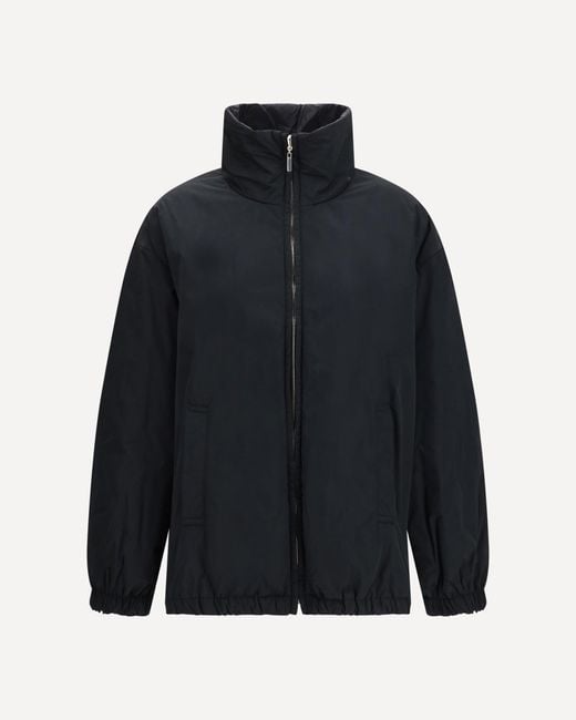 Max Mara Blue Reversible Padded Bomber