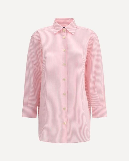 Deperlu Pink Oversized Shirt