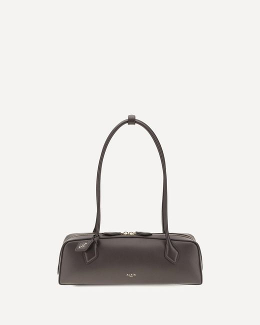 Alaïa White Small Le Teckel Shoulder Bag