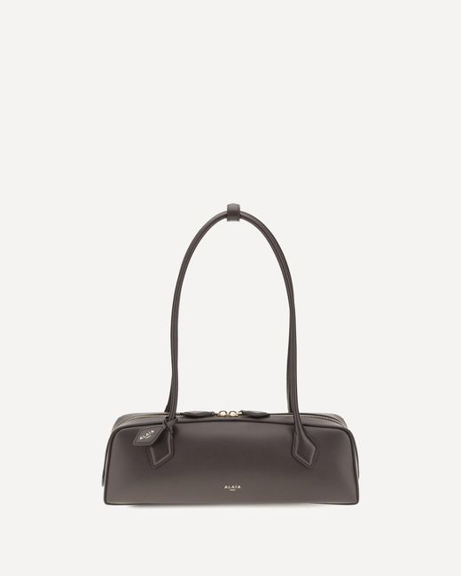 Alaïa White Small Le Teckel Shoulder Bag