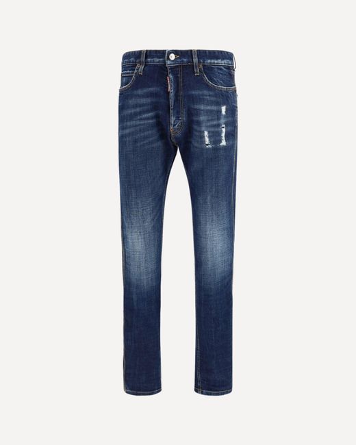 DSquared² Blue Teddy Mini Front Jeans for men
