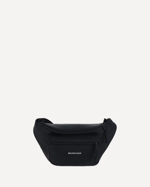 Balenciaga White Explorer Fanny Pack for men