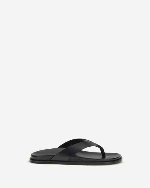 Stuart Weitzman Black Flip-Flop Sandals Marykate