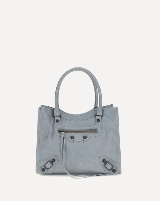 Balenciaga Blue Le City Tote Mini Handbag