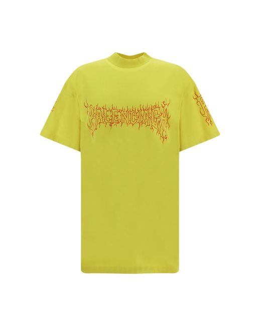 Balenciaga Yellow T-shirts for men