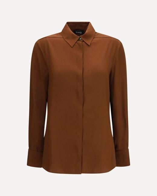 Camicia di Ella in Brown