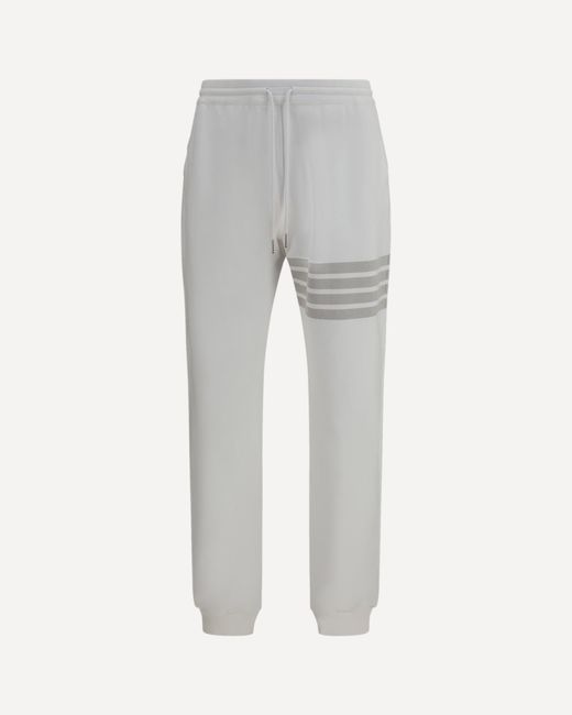 Thom Browne Gray Cotton Sweatpants for men
