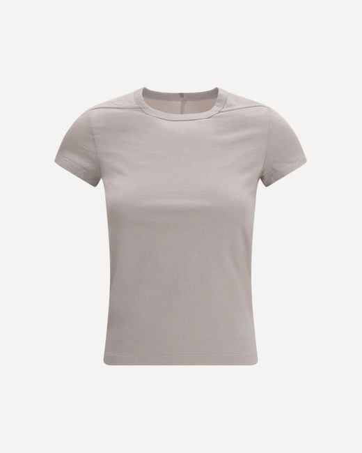 Rick Owens Gray Cotton Slim T-Shirt
