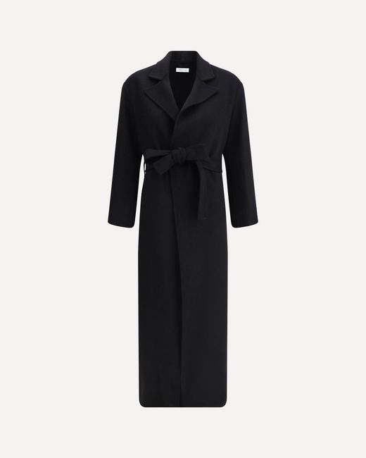 Aftercoat Black Long Robe Coat