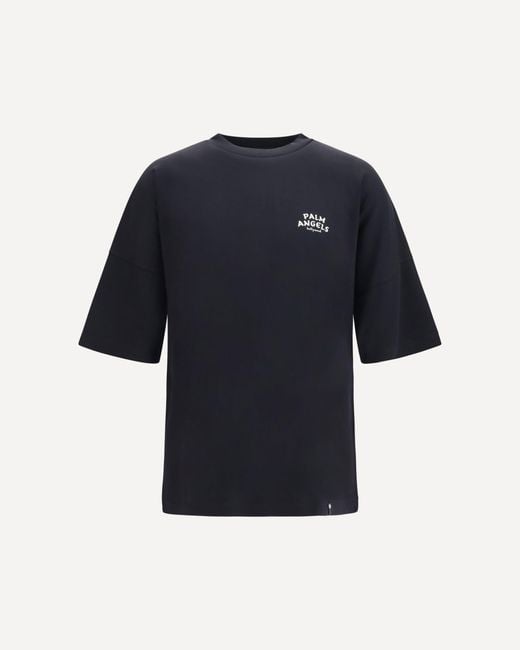 Palm Angels Blue Palm Drift Back Over T-Shirt for men
