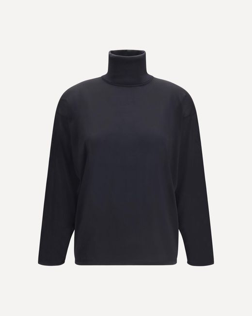 Gucci Blue Sweater Extra-Fine Silk